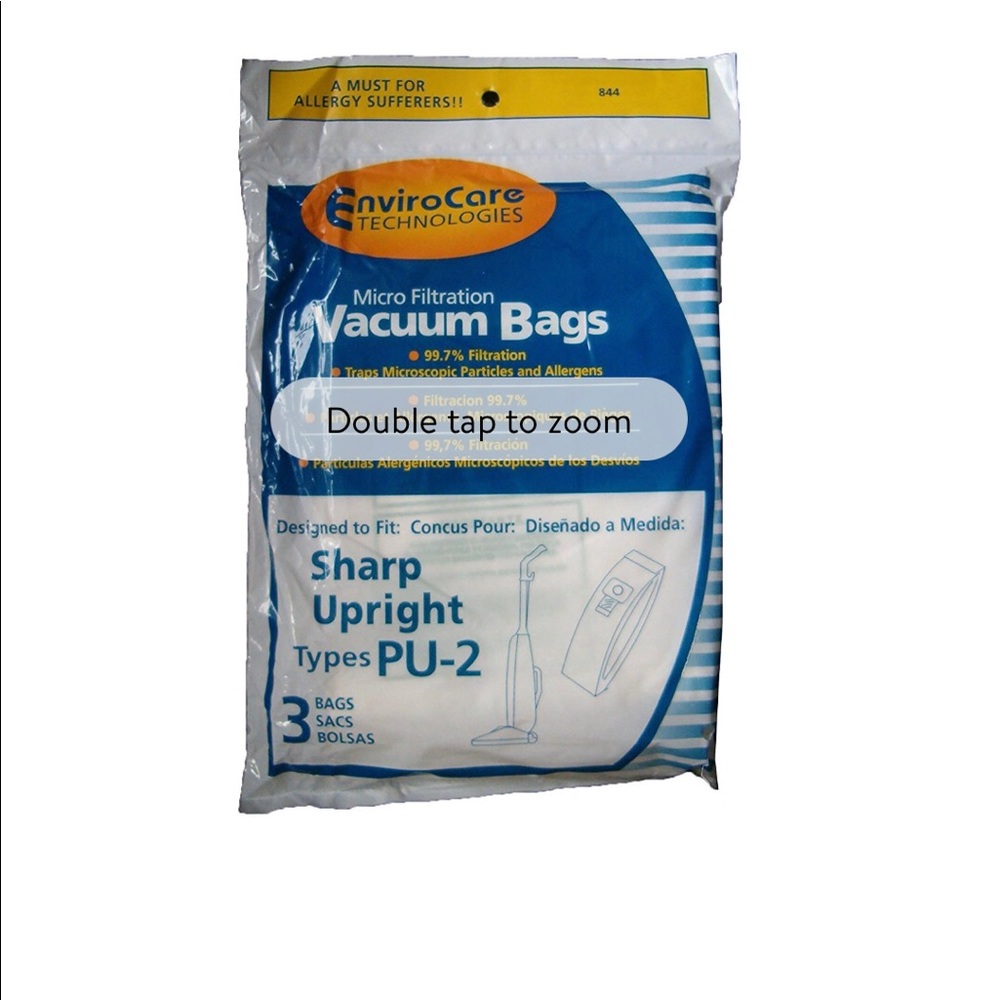 New: 2-Packs of Sharp upright vacuum bags